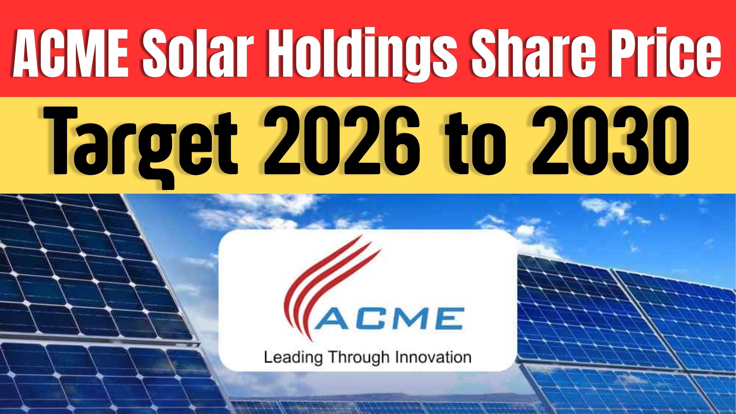 ACME Solar Holdings Share Price Target 2026 to 2030