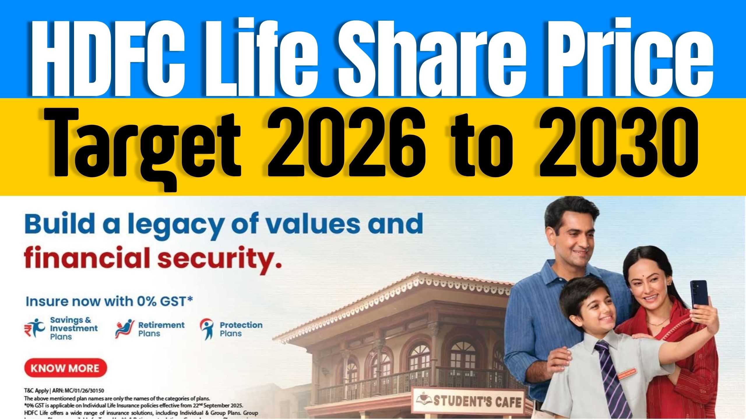 HDFC Life Insurance Share Price Target 2026 to 2030