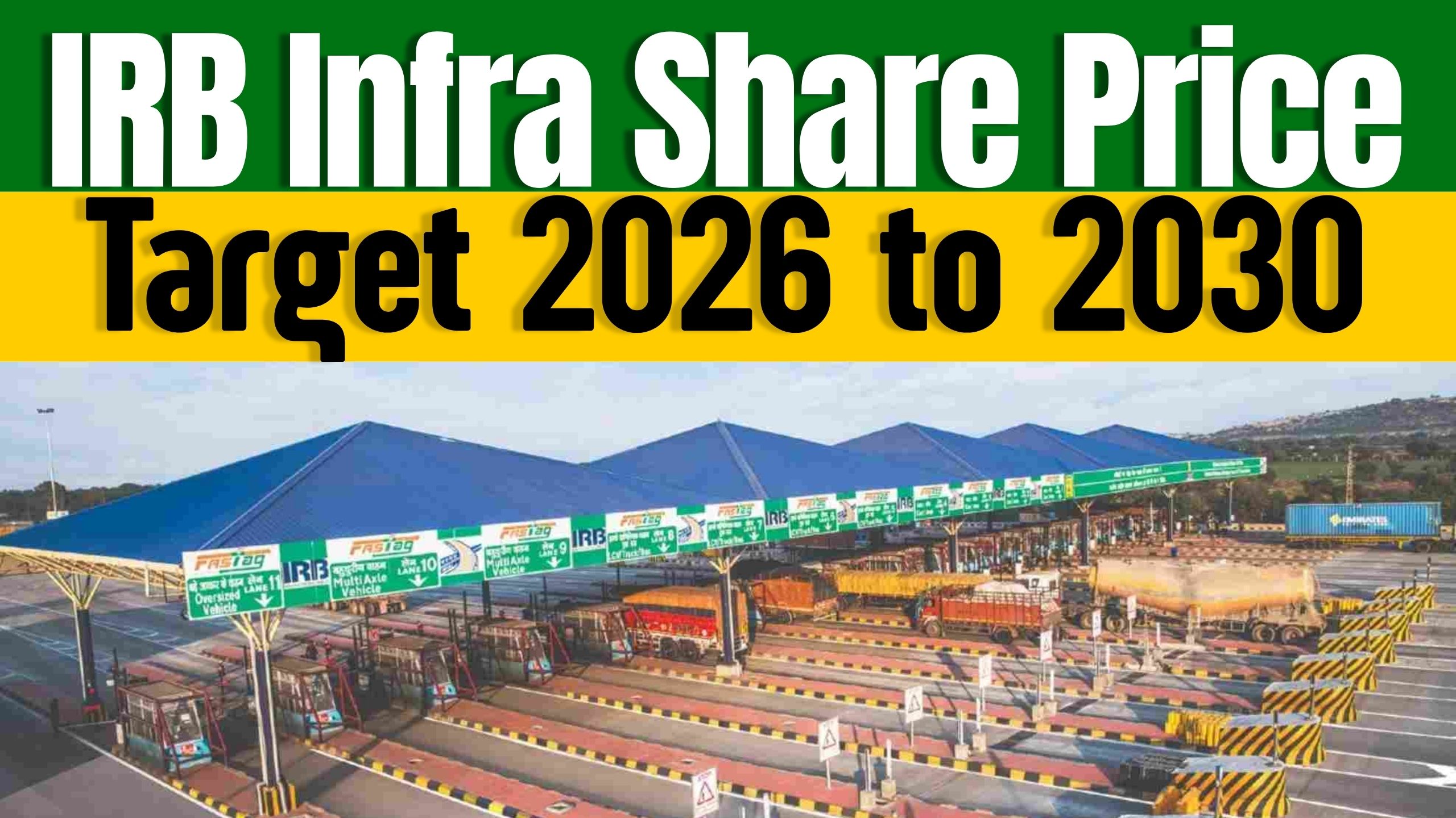 IRB Infrastructure Developers Share Price Target 2026 to 2030