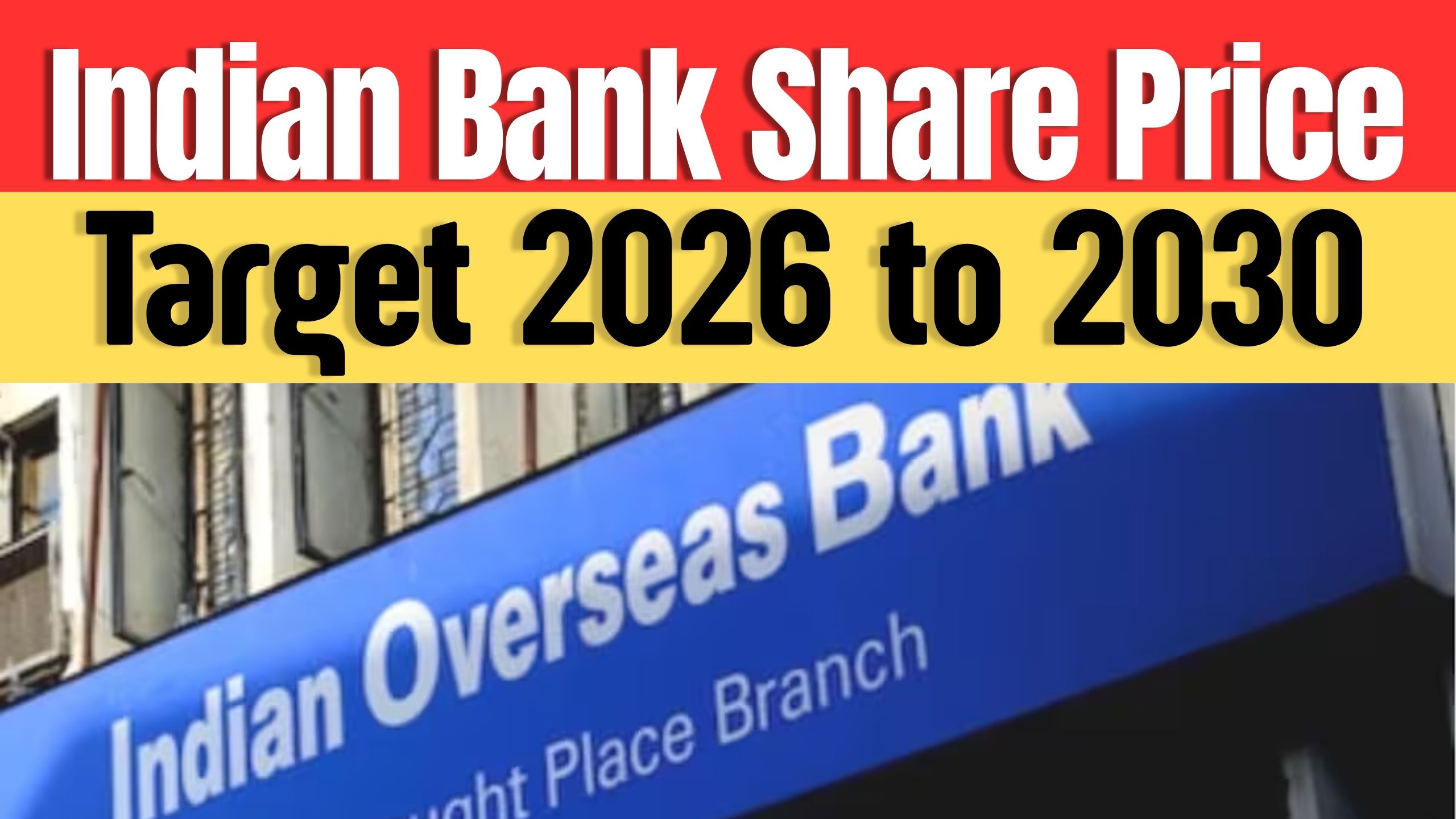 Indian Overseas Bank Share Price Target 2026 to 2030