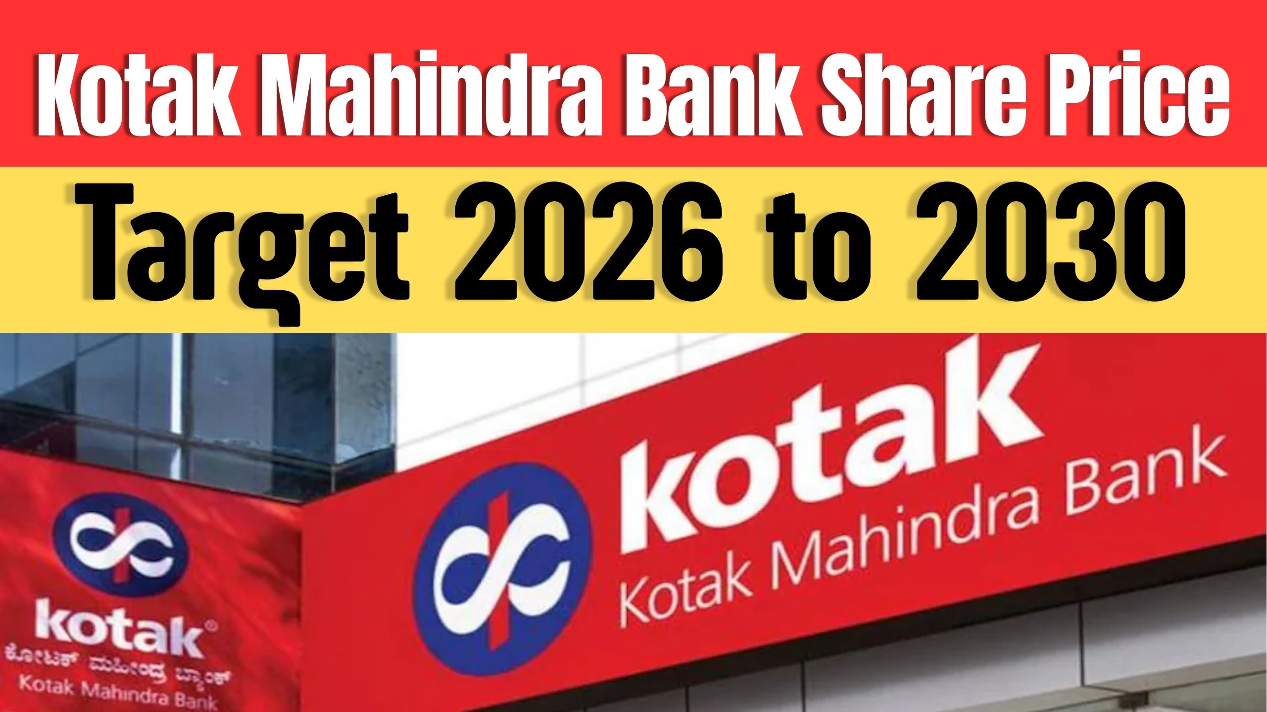 Kotak Mahindra Bank Share Price Target 2026 to 2030