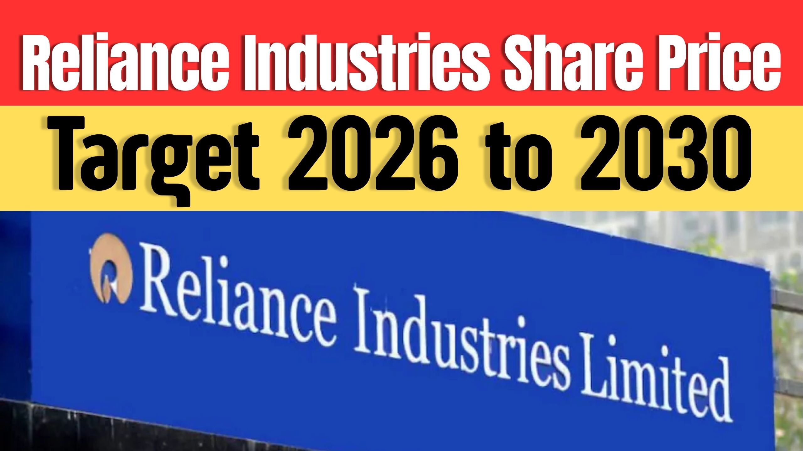 Reliance Industries Share Price Target 2026 to 2030