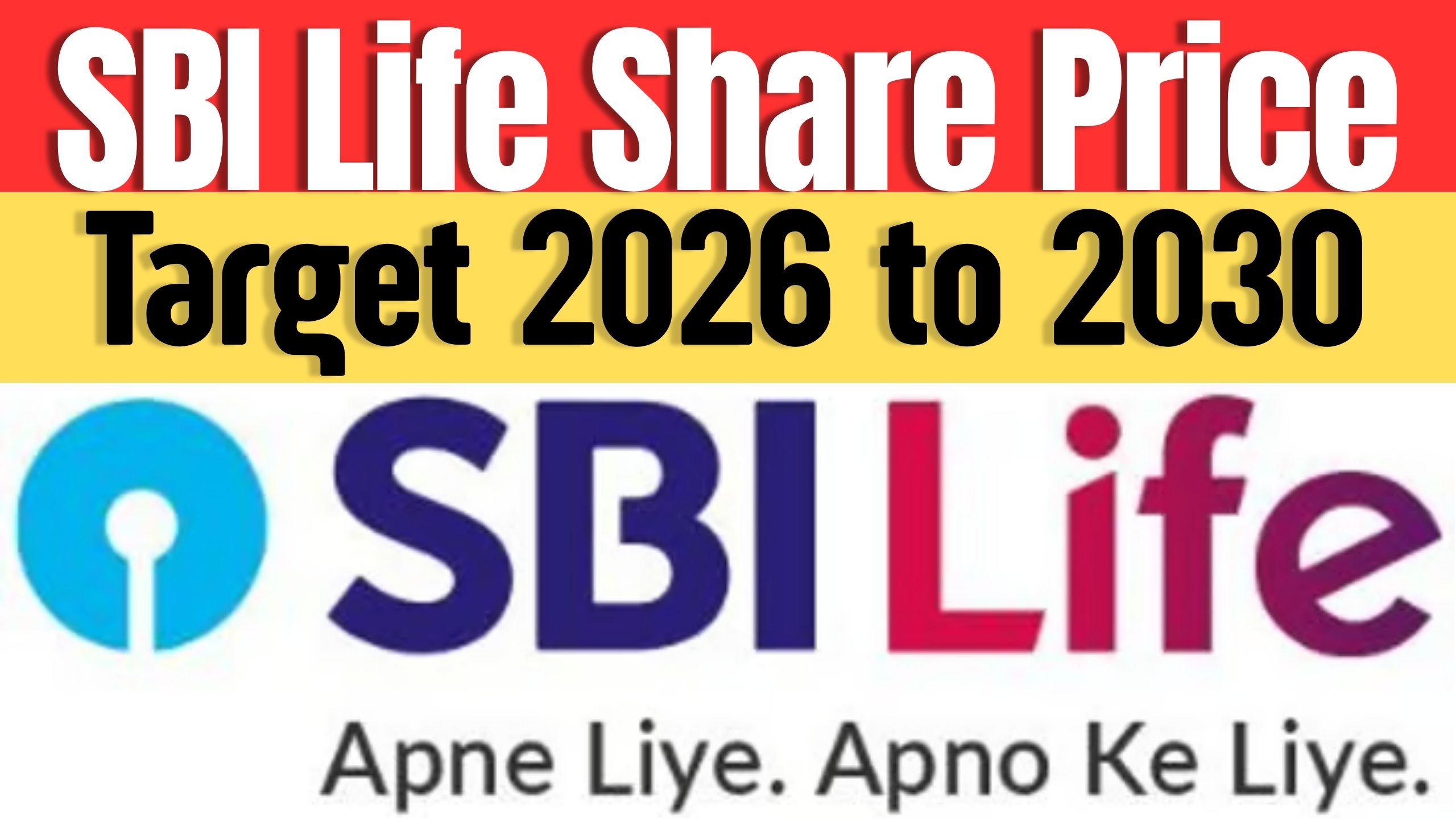 SBI Life Insurance Share Price Target 2026 to 2030