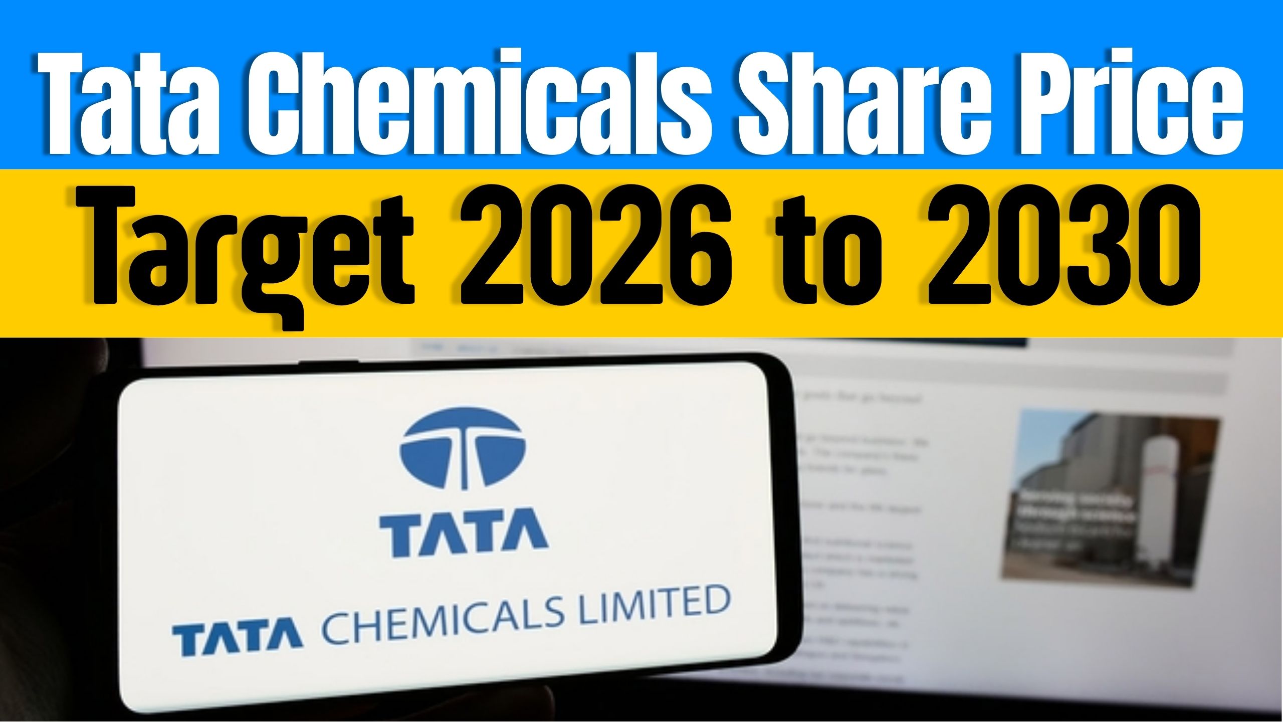 Tata Chemicals Share Price Target 2026 to 2030